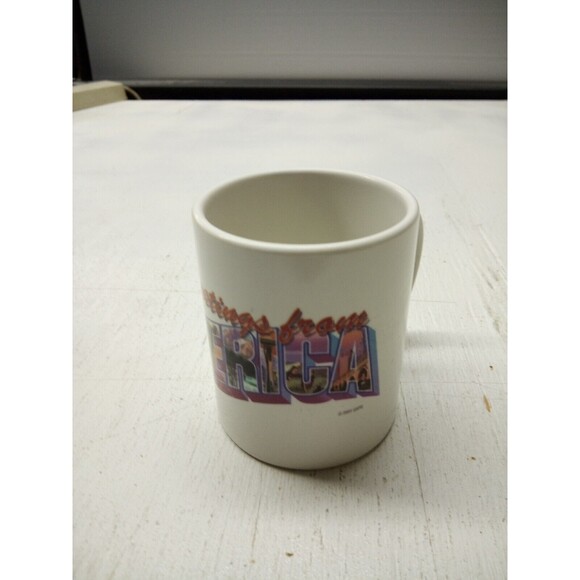 United States Post Office USPS 2001 Greetings From AMERICA Coffee Mug Made USA - Picture 2 of 4